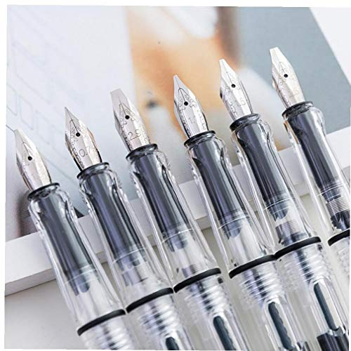 Pinicecore Calligraphy Parallel Pen Set Duckbill Gothic Parallel Calligraphy Art Flat Tip Tibetan Arabic Fountain Pen 0.7mm 1.1mm 1.5mm 1.9mm 2.5mm 2.9mm
