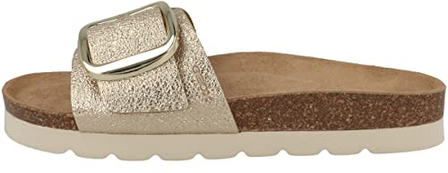 Geox Damen Brionia High Sandalen, Lt Gold, 37 EU