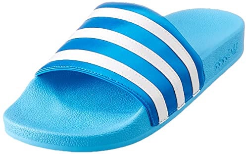 Adidas Damen Adilette W Slides, Sky Rush FTWR White Blue Rush, 37 EU