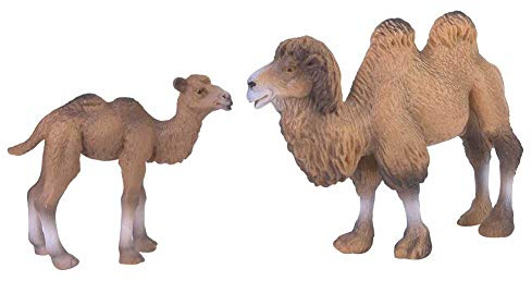 Alomejor 2 Stücke Miniatur Kamel Figur Modell, Kind Kinder Lernspielzeug Miniatur Tier Statue für Wohnkultur Wildlife Thema Party Supplies