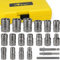20Pcs Extended Version Bolt Extractor Set, Impact Bolt & Nut Remover Set, Stripped Lug Nut Remover, Extraction Socket Set for Removing Damaged, Frozen, Rusted, Rounded-Off Bolts, Nuts & Screws