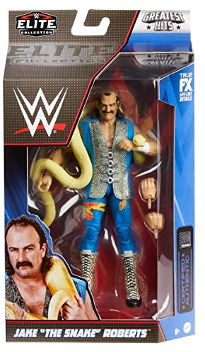 WWE Jake The Snake Roberts The Greatest Hits Elite Collection Series 1 Wrestling Action Figure Toy (GDF6)