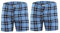 sesto senso Lot de 2 Court Bas Pyjama Homme Coton Pantalon Carreaux XL 23