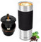 Yawbay Travel Coffee Mug with 360°Lid, Travel Coffee Tumbler 16 oz Leak Proof, Stainless Steel Insulated Travel Mugs for Hot and Cold Spill Proof Leak Proof(Black)