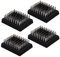 BBQ Brush Heads Grill Brush Replacement Heads Wire Bristle Grill Cleaning Brush Heads BBQ Cleaner 4PCS