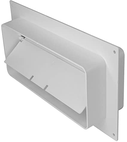 Steinberg14 Connector with Flange 220 x 90 mm Flat Duct Ventilation Systems, Duct Connector with Backflow Valve