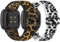 Tiptops Lot de 2 bracelets de rechange compatibles avec Fitbit Versa 4/Versa 3/Fitbit Sense 2/Sense pour homme et femme - Bracelet de montre de sport élastique et réglable en nylon pour Fitbit Versa
