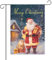 Drapeau de Jardin de Noël, 30 x 45cm Drapeau de Jardin d'Hiver Double Face Drapeaux de Joyeux Noël pour l'Hiver les Vacances la Pelouse l'Extérieur Décoratif Drapeau