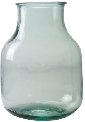 Fuchs Design PureCycle Madrid Vase/Windlicht L transparent Gr. L, Ø25,5 x 35,5cm aus recyceltem Glas