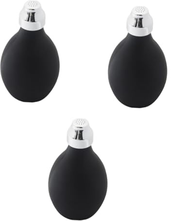 Friseurwerkzeuge, 3 Stück tragbare Pulversprühflasche, Friseur-Trockenshampoo, Haarpulver-Sprühflaschen, Silikon-Pulvergebläse