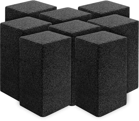 8 Pack Grill Cleaning Brick Bulk, Heavy Duty Grill Pumice Stone Brick Commercial Grade Cleaning Grill Stone Reusable for Home Restaurant Griddles, Flat Top Grills, BBQ Grates Outdoor Cleans
