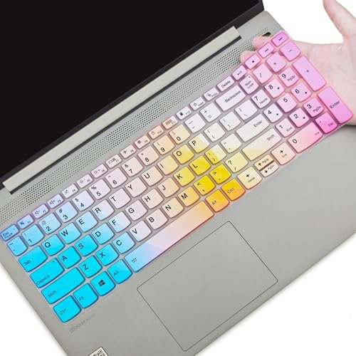 YongMai Tastaturabdeckung für Lenovo Yoga 7i 15,6 Zoll 16 Zoll, Lenovo Flex 5 15,6/ideaPad Flex 5 15/ideaPad 3 3i 15,6/Ideapad 5 15,6/ideaPad Slim 7 15,6/ThinkBook 15 G2 G3 15p, ThinkBook Gen 4 15.6