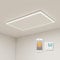Infrarotheizung Deckenmontage 700 Watt, Deckenheizung Infrarot mit LED Beleuchtung, Infrarotheizung Decke mit Thermostat, App Fernbedienung Steuerung, Elektroheizung Heizplatte Heizkörper Heizpaneel
