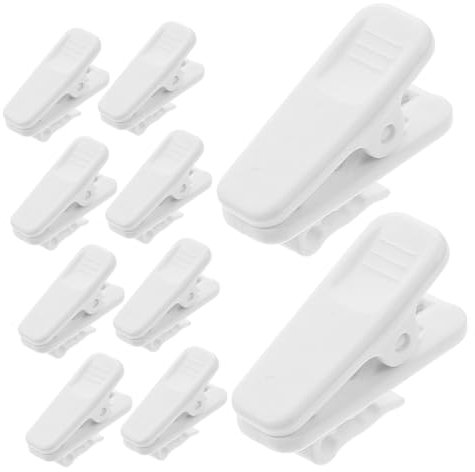 Hemobllo 10 Uds Clips De Plástico Para Cables De Audio Para Auriculares Clips Para Cables De Auriculares Clip De Fijación Para Auriculares