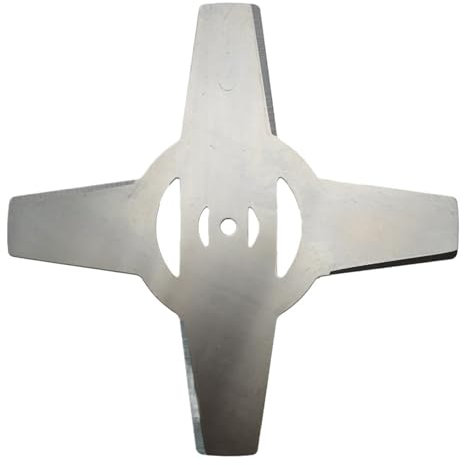 1 Pz 150 Mm Metallo Erba Filo Trimmer Decespugliatore Testa Lame 4T For Tosaerba Elettrico Parti Utensili Accessori(Silver)