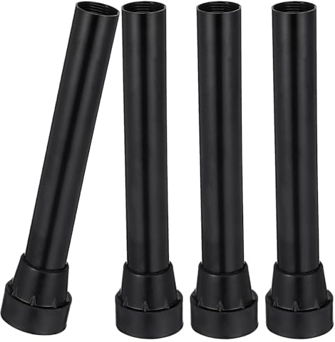 Porgeel 4pcs Universal Trampolin Ersatzbeine mit Deckblocketten Edelstahl Trampolin Beinrohr Mini Trampoline Spring Teil 7in