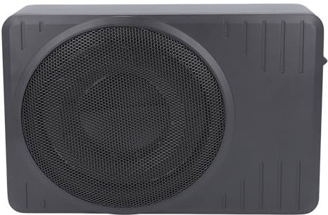 10 -Zoll -Auto Unter Sitz Active Subwoofer 600W Eingebautes Verstärker -Premium -Bass Slim Powered Subwoofer, Sturdy Design für Auto -LKW, Plug -and -Play -Installation mit