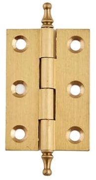 Stainless Steel Self Closing Reversible Door Hinge Brushed Brass Decorative Cabinet Cupboard Door Butt Hinges Gold 2/2.5/3- 1 Pack(2 inch)