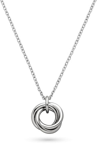 s.Oliver Damen Schmuck – Halsketten, Ohrstecker & Armbänder mit Knoten-Detail aus Edelstahl in verschiedenen Farben – Modern & Stilvoll – Perfekte Geschenkidee