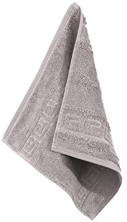 Cawö Seiftuch 1001 Noblesse Walk-Frottier hellgrau Größe 30x30 cm