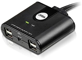ATEN US224 USB 2.0-Peripheriegeräte-Switch mit 2 Ports