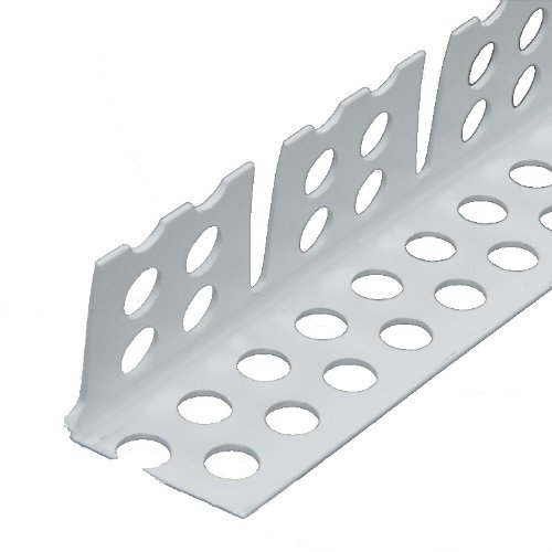 50x 2,5m PVC Rundbogenprofil Trockenbauprofil Kantenschutz Eckwinkel