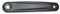 Kurbel links Alu, 170 mm, 4-kant, schwarz, SunRace