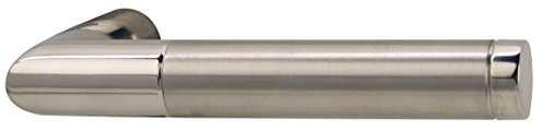 Alpertec Drückerpaar Tina Edelstahlfarbig lackiert Vierkant passend zu flaches Langschild- und Rosttenpaar, 8mm, 32458320K1