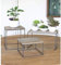 Kalalou Tischplatte Rustikal Holz und Metall Riser Set