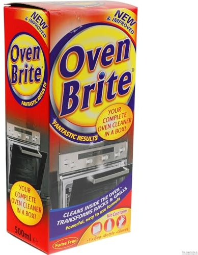 3X Oven Brite - 500ML - Bottle Bag & Gloves Included - Complete Oven Cleaner