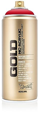 Montana Cans 285646 - Barattolo spray da 400 ml, colore rosso Gld400-s3000 shock