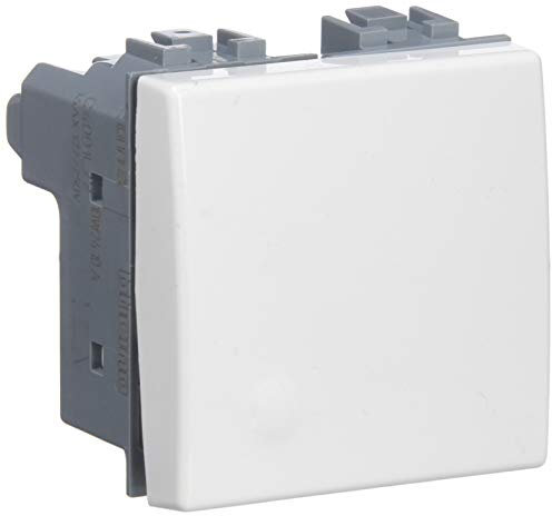 Bticino luna - Interruptor con lente luminoso 16a 250v 2 módulos