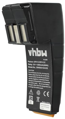 vhbw Akku Ersatz für Festo Festool FS1224 für Werkzeug (3000 mAh, NiMH, 12 V)