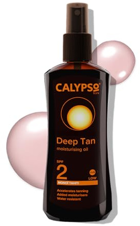 Calypso Monoi Tahiti Bronzing Tanning Oil SPF2