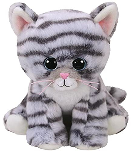 TY 42304 Tabby Cat Millie, Katze grau 15cm, Beanie Babies, getigert