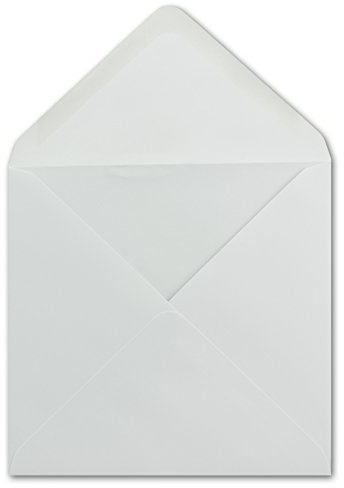 150 Quadratische Briefumschläge Weiß 15 x 15 cm 100 g/m² Nassklebung Post-Umschläge ohne Fenster ideal für Weihnachten Grußkarten Einladungen von Ihrem Glüxx-Agent