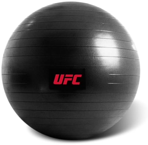 UFC FITBALL Gymnastikball 75 cm Schwarz