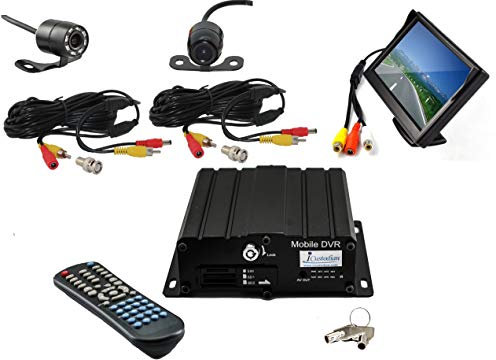 iCustodian® iC6800MDVR GPS Hybrid Taxi CCTV MDVR KIT + 2 Cameras + Monitor