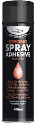 5 X HIGH Strength Spray Adhesive Glue with Variable Nozzle