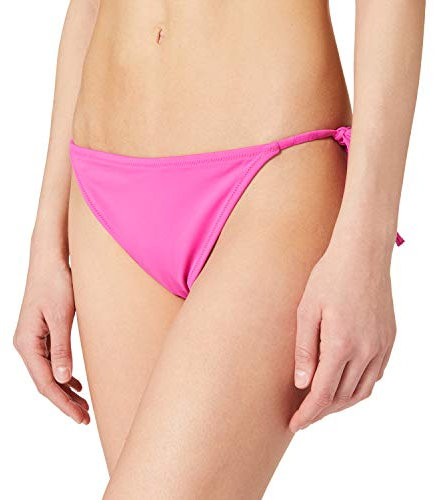 Calvin Klein String Coquin à Nouer sur Le côté Bas de Bikini, Stunning Orchid, 34 Femme