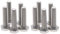 MroMax Lot de 10 boulons à tête hexagonale en acier inoxydable A2-70 (304) 1/4-20 x 1 pouce UNC