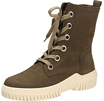 Gabor Damen Schnürstiefeletten, Frauen Schnürboots,Wechselfußbett,Best Fitting,schnürboots,reißverschluss,women's,tartufo (beige),40.5 EU / 7 UK