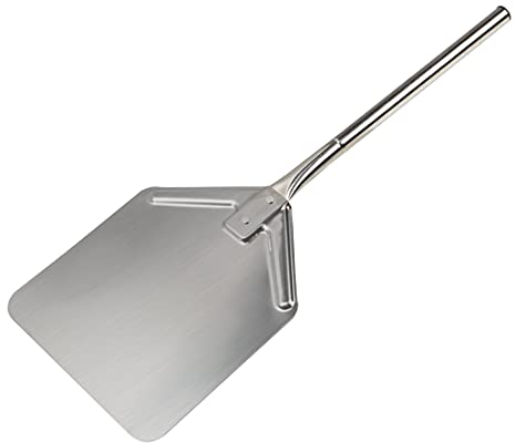 Meateor Pizzaschaufel/Pizzaschieber mit extra langem Griff zum Schutz vor Verbrennungen, mit abnehmbarer Griffverlängerung ideal für tiefere Backöfen und Steinöfen, Pizzaschieber für Hausgebrauch
