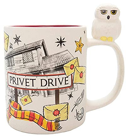 ABYSTYLE - Harry Potter Hedwige & Privet Drive Tazza 3D 460 ml
