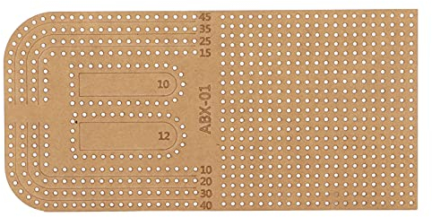 Schablone aus Acryl, Schnittlineal, Schnittlineal, Schnittlineal, für rundes Lineal zum Basteln