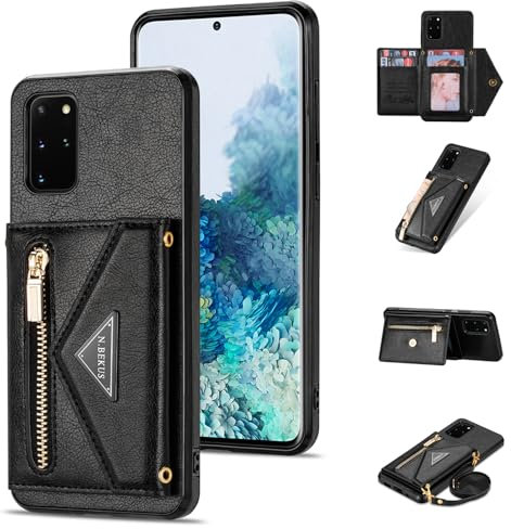 UDBKKDX Portafoglio custodia per iPhone 7 / iPhone 8, in pelle opaca con supporto di visualizzazione Protezione obiettivo fotocamera case cover