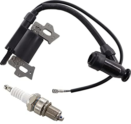 MCHNIC Ignition Coil with Spark Plug for Honda GXV110 GXV120 GXV160 Engine HR216 HRA216 HR2160 HR1950 HR2150 HRA2160 UM21 UM2160 Lawnmower