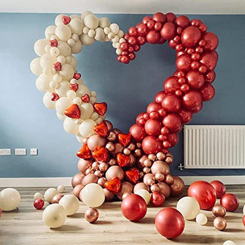 SYFUNLV Ballon Girlande,Ballonbogen-Set,150 * 160cm Hoop Ständer,Abnehmbar Leicht Zu Tragen,Wiederverwendbares Ballonbogen-Set,Veranstaltungsort Dekoration für Ballons, für Geburtstagsfeier