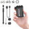 CYCLAMI Tiny Cube Fahrradpumpe, 100 PSI Tragbare Mini Elektrische Fahrradpumpe, Wiederaufladbar Typ C, 350 mAh Fahrrad-Minipumpen für alle Fahrräder (A2)