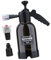 LOVIVER Pulvérisateur de mousse à pression manuelle pour voiture, 2000ml, 4.9x13 pouces, multifonctionnel, portatif, avec 2 buses, pour plantes d'intérieur et, noir